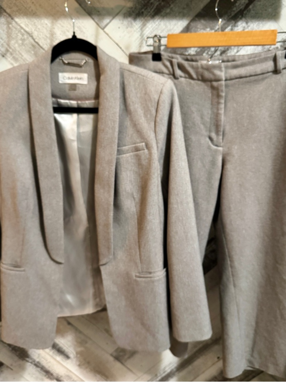 Calvin Klein Light Gray Women's Jacket